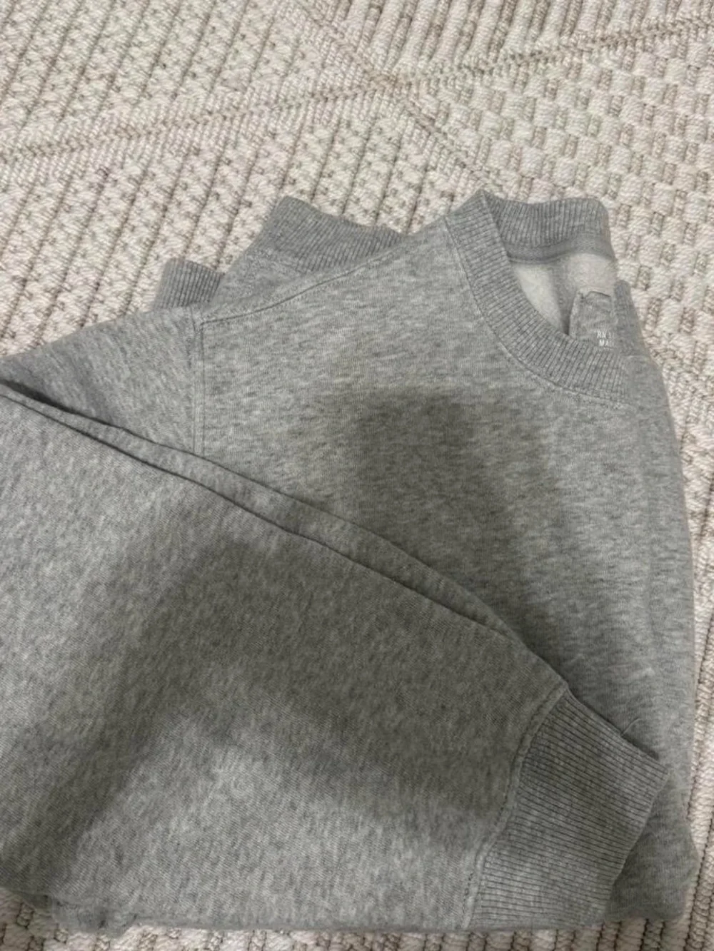 aerie Light Gray Crewneck Pullover